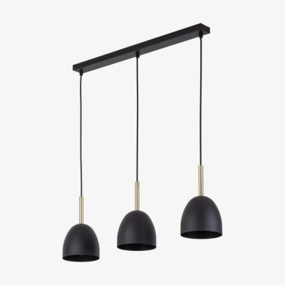Люстра TK Lighting Nord 3 чорна 4871