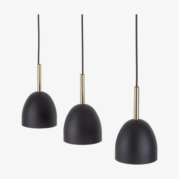 Підвісний світильник TK Lighting Nord 3 чорна 4871