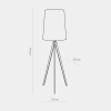 Торшер TK Lighting Walz сірий 5046
