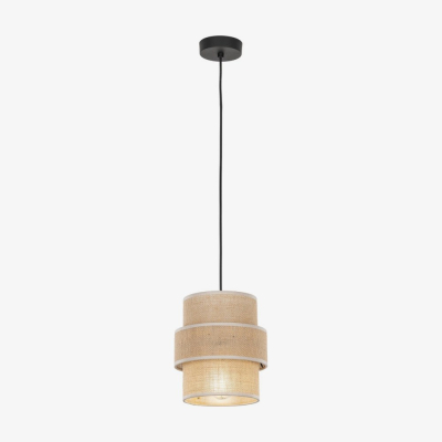 Підвісний світильник TK Lighting Calisto Juta 1 200 чорний 5401