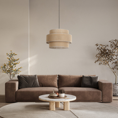 Люстра TK Lighting Calisto Juta 3 500 чорна 5402