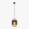 Підвісний світильник TK Lighting Boho New 1 200 чорний 5656