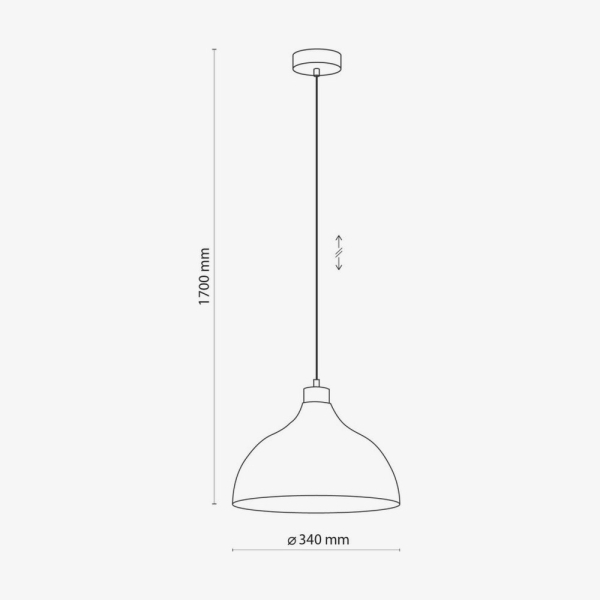 Подвесной светильник TK Lighting Cap Беж 1 бежевый 5664