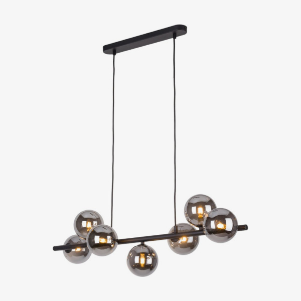 Люстра TK Lighting Estera 7 чорна 5666