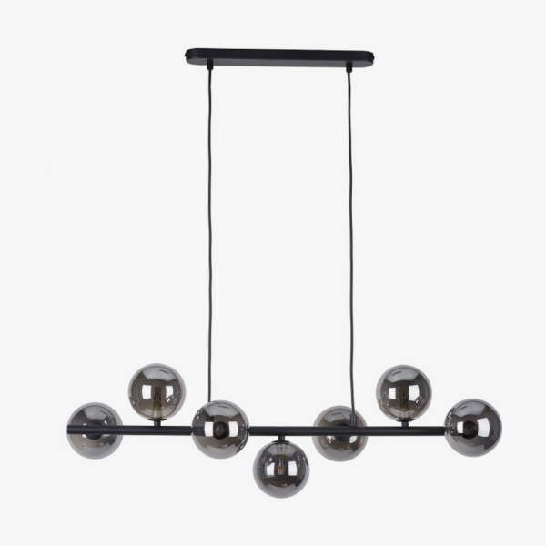 Люстра TK Lighting Estera 7 чорна 5666