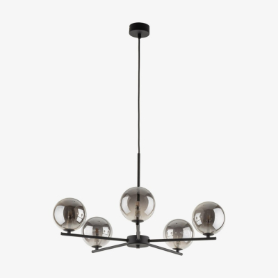 Люстра TK Lighting Lara 5 чорна 5728