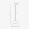 Подвесной светильник TK Lighting Faro 1 340 бежевый 5899
