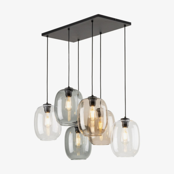 Підвісний світильник TK Lighting Elio Mix 6 чорна 5974