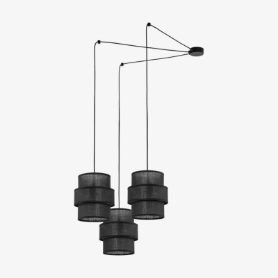 Люстра TK Lighting Calisto BLACK3 чорна 5976