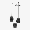 Підвісний світильник TK Lighting Calisto BLACK3 чорна 5976