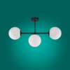 Люстра TK Lighting Celeste Потолочний 3 черный 6217