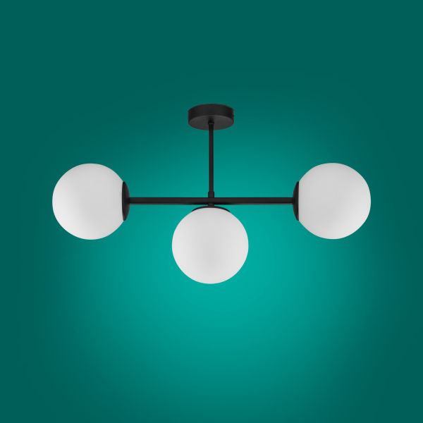 Люстра TK Lighting Celeste Потолочний 3 черный 6217