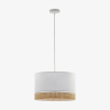 Підвісний світильник TK Lighting Paglia білий 6533