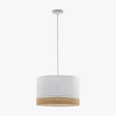 Підвісний світильник TK Lighting Paglia білий 6533