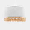 Підвісний світильник TK Lighting Paglia білий 6533