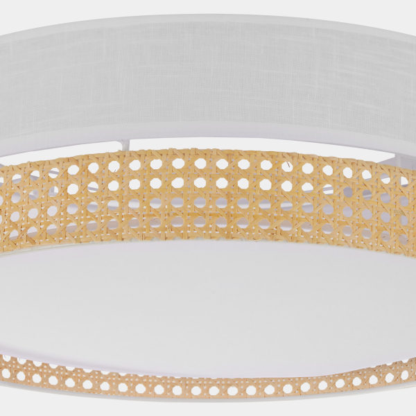 Потолочный светильник TK Lighting Paglia Потолочний 450 белый 6536