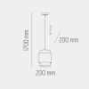 Підвісний світильник TK Lighting Boho 200 чорний 6540