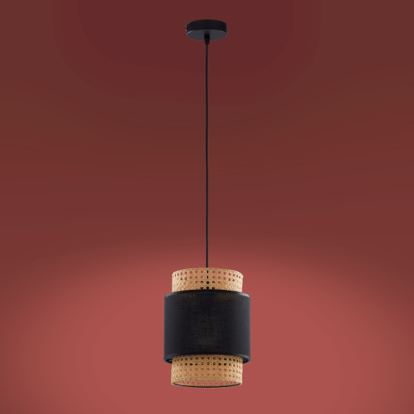 Підвісний світильник TK Lighting Boho 200 чорний 6540