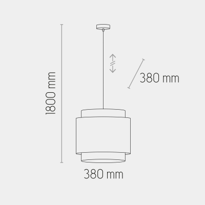 Підвісний світильник TK Lighting Boho 380 чорний 6542
