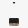 Підвісний світильник TK Lighting Paglia 1 чорний 6543