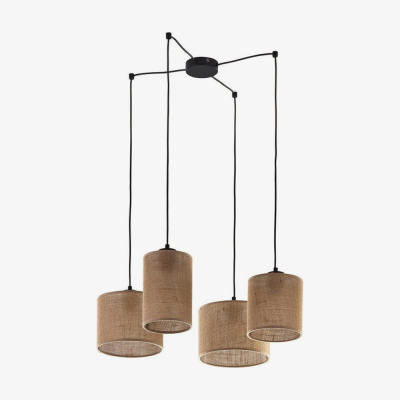 Підвісний світильник TK Lighting Juta 4 чорна 6585