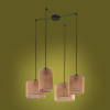Підвісний світильник TK Lighting Juta 4 чорна 6585