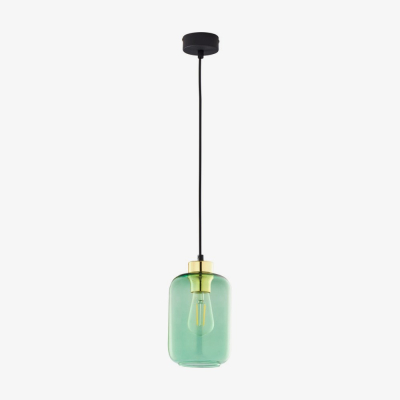Підвісний світильник TK Lighting Marco 1 зелений 6696