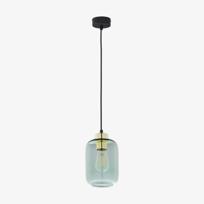 Підвісний світильник TK Lighting Marco 1 зелений 6696