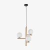 Люстра TK Lighting Estera 3 дерев'яна 6799