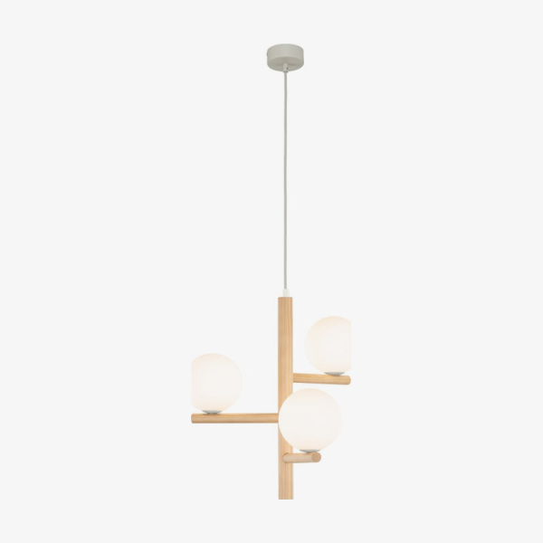Люстра TK Lighting Estera 3 дерев'яна 6799