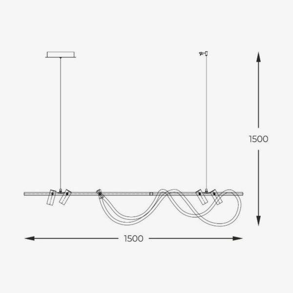 Люстра Zuma Line Balbo золотая 2200277L