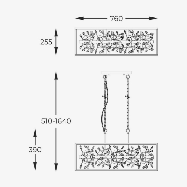 Підвісний світильник Zuma Line Spring P0578-06C-P7TF