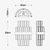 Бра Zuma Line Constantinople латунное W0567-02A-B52G