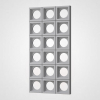 3D Стінова панель PN1528-6-G цементний сірий 1200-600-65
