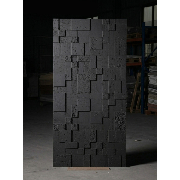 Гнучка керамічна панель KBS-P20295-Black Чорний 600-1200-7 мм