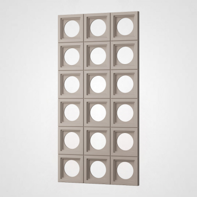 3D Стінова панель PN1528-5-C сучасний сірий 1200-600-30