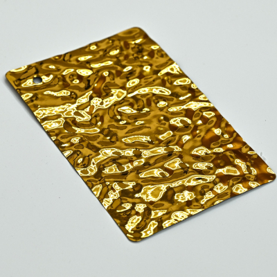 Стінова панель Gold water водна брижа