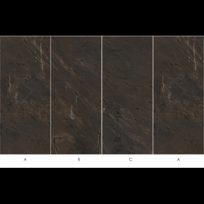 Стінова панель CROWN Широкоформатна 80023P Мармур Эмперадор Дарк - 2800-1220-8 мм