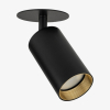 Врізний точковий світильник TK Lighting AMIS 1XGU10 чорний