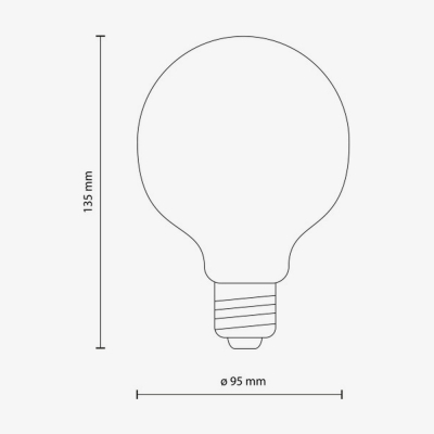 LED-лампа TK Lighting E27 CLEAR 14 W 3000 K