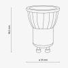 LED-лампа TK Lighting GU10 MINI MR11 4000K білий