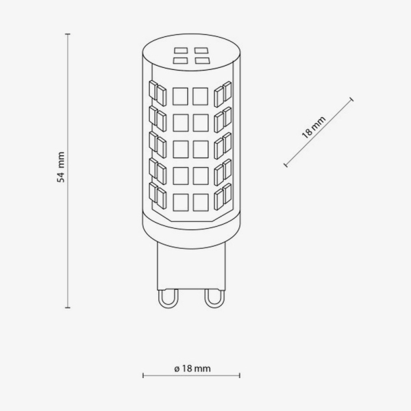 LED-лампа TK Lighting G9 LED 3000 K