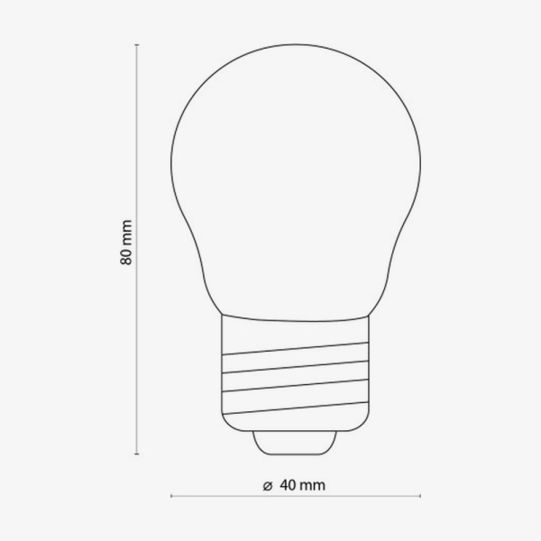 LED-лампа TK Lighting CLEAR P 45 4,5 W
