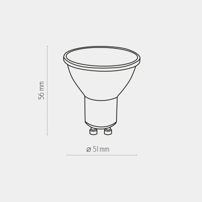 LED-лампа TK Lighting GU10 5W COOL 4000 K 3577