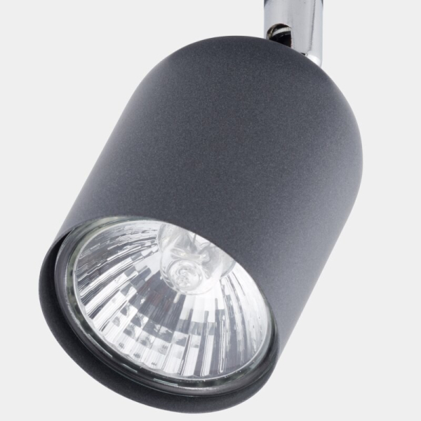 Трековый светильник однофазный TK Lighting TRACER GU10 графитовый