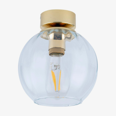 Накладний точковий світильник TK Lighting DEVI Прозорий золотий
