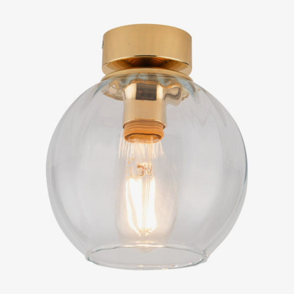 Накладний точковий світильник TK Lighting DEVI Прозорий золотий