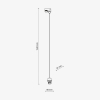 Трековий світильник однофазний TK Lighting TRACER 1 X E27 1.5М чорний
