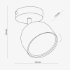 Накладний точковий світильник TK Lighting ALTEA 1 білий