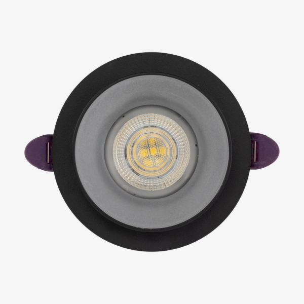 Врізний точковий світильник TK Lighting JET EYE 1* GU10 чорний